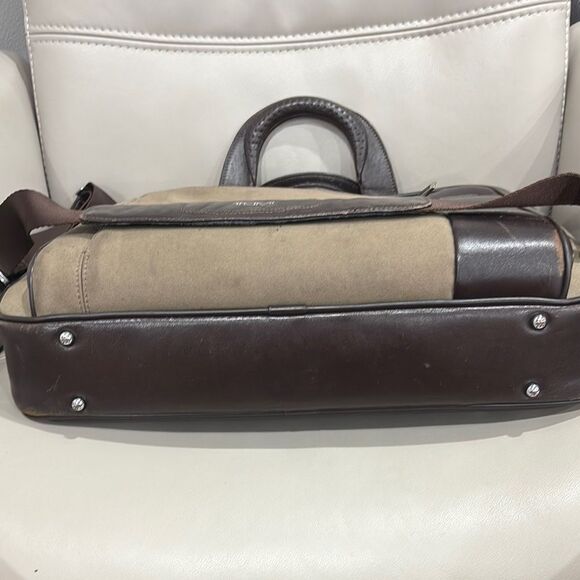 Tumi LXT rare Green and Brown Men's Bag - Picture 3 of 9